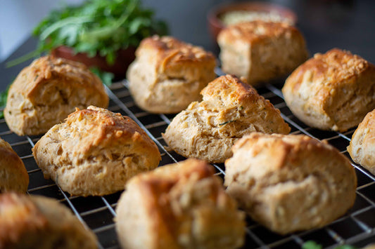Marmite, Cheddar & Chive Scones
